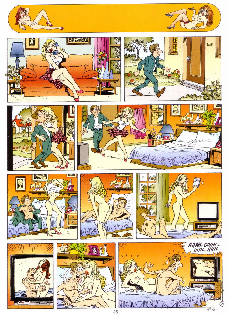 Порно Комиксы В Офисе