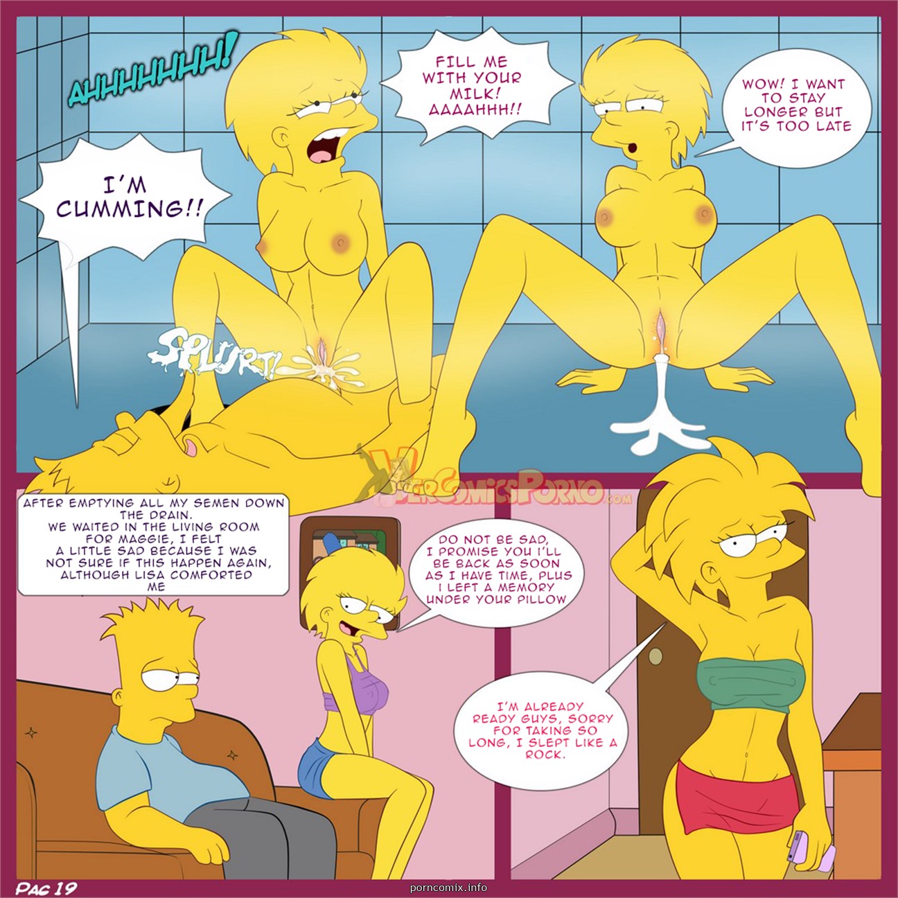 Порно Комиксы Симпсоны Конкурс Часть 4