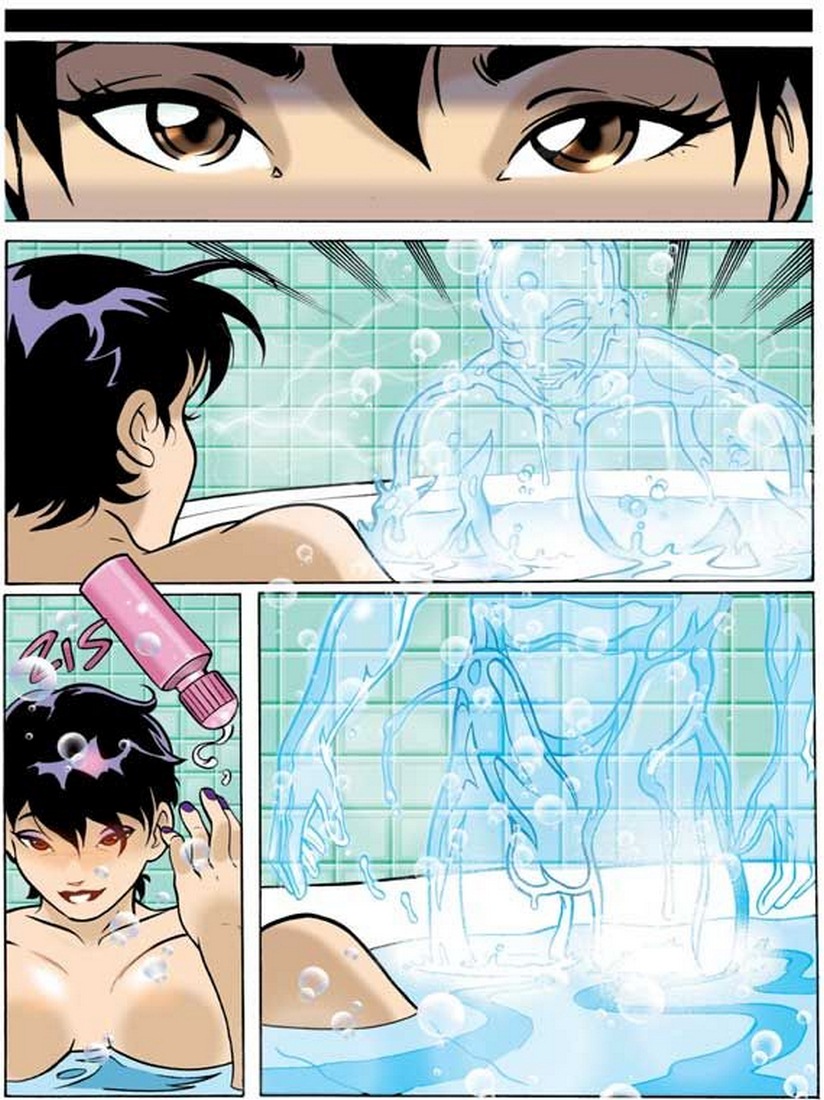 Порно комиксы в ванной фото 11