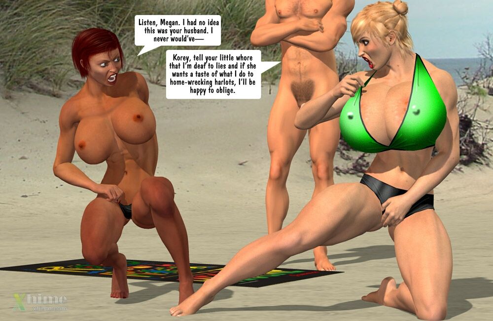 Megan And Denise Catfight At Beach ⋆ Xxx Toons Porn
