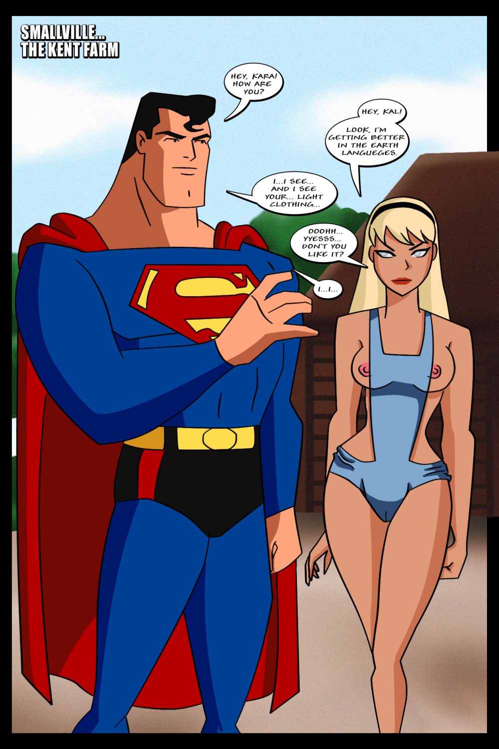 Supergirl Adventures Ch. 2- Superman ⋆ XXX Toons Porn