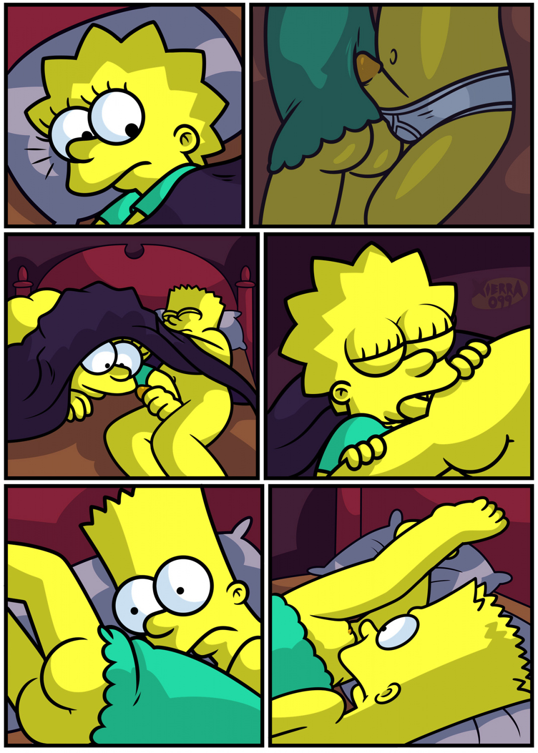 Порно комикс симпсоны лиза фото 112