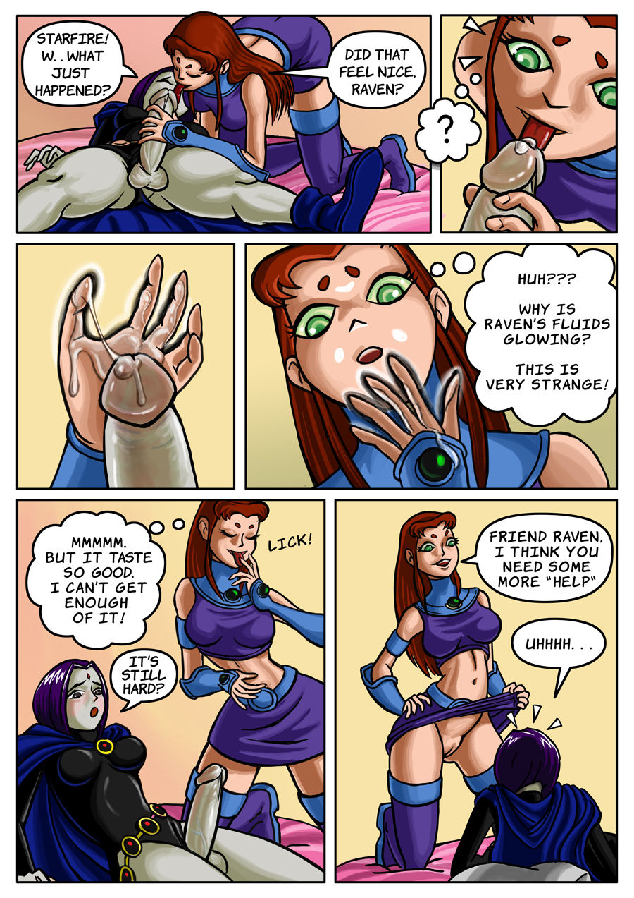 Starfire And Raven Teen Titans Donutwish ⋆ Xxx Toons Porn