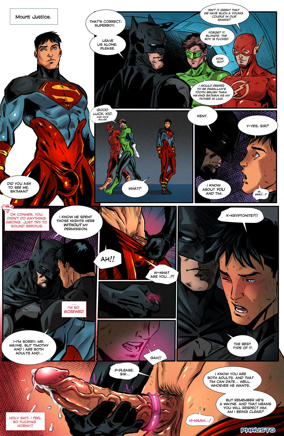 Superboy 1 Phausto Superheroes Parody ⋆ Xxx Toons Porn 0460
