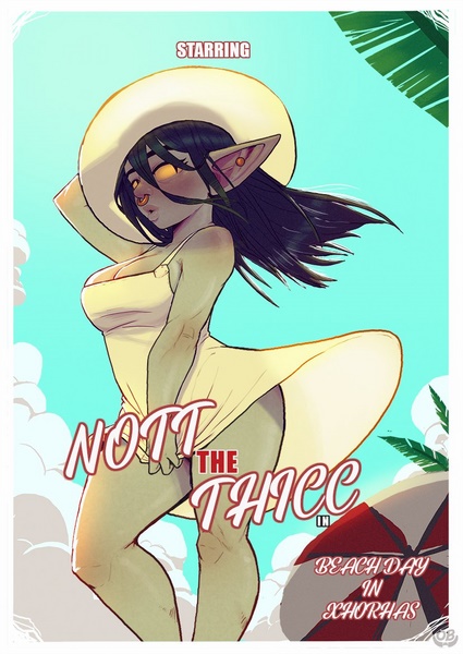 Nott the Thicc – Beach Day in Xhorhas by Orcbarbies