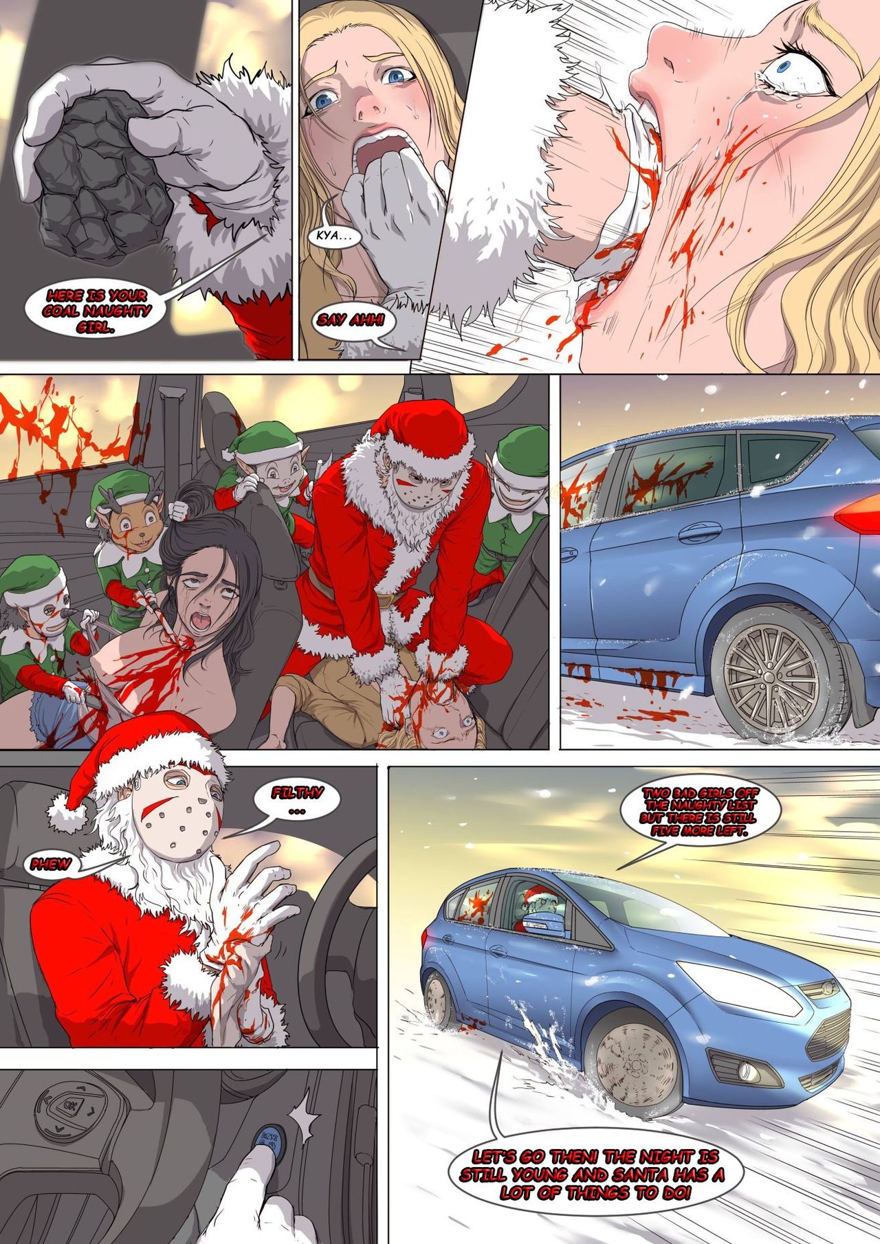 Рождественские порно комиксы фото 50