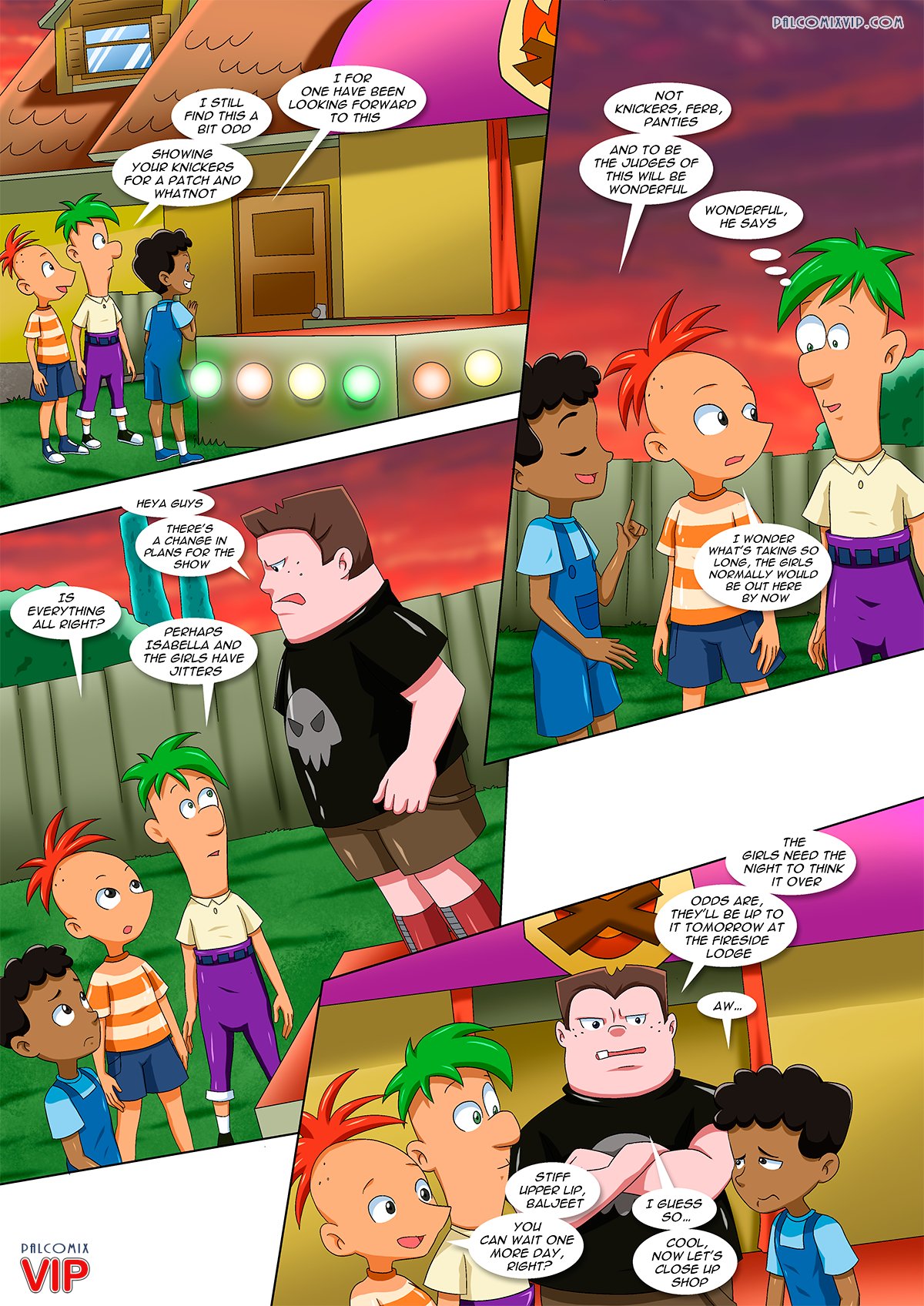 Fireside Colours A Phineas And Ferb Story Palcomix ⋆ Xxx Toons Porn