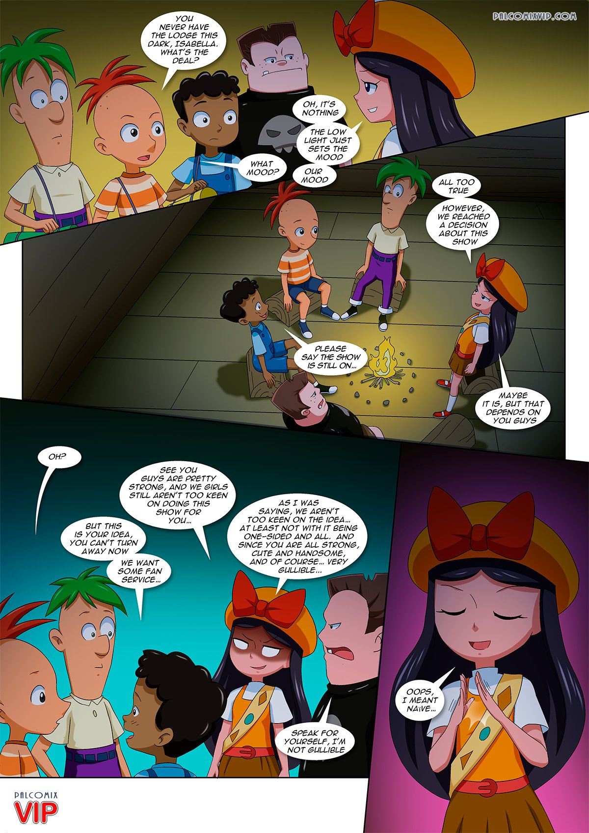 Fireside Colours A Phineas And Ferb Story Palcomix ⋆ Xxx Toons Porn